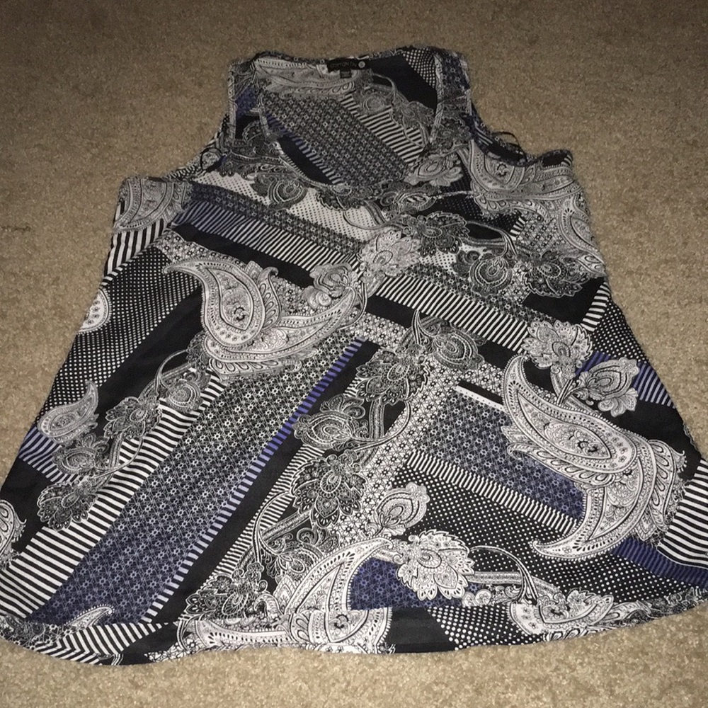 Dressy sleeveless shirt